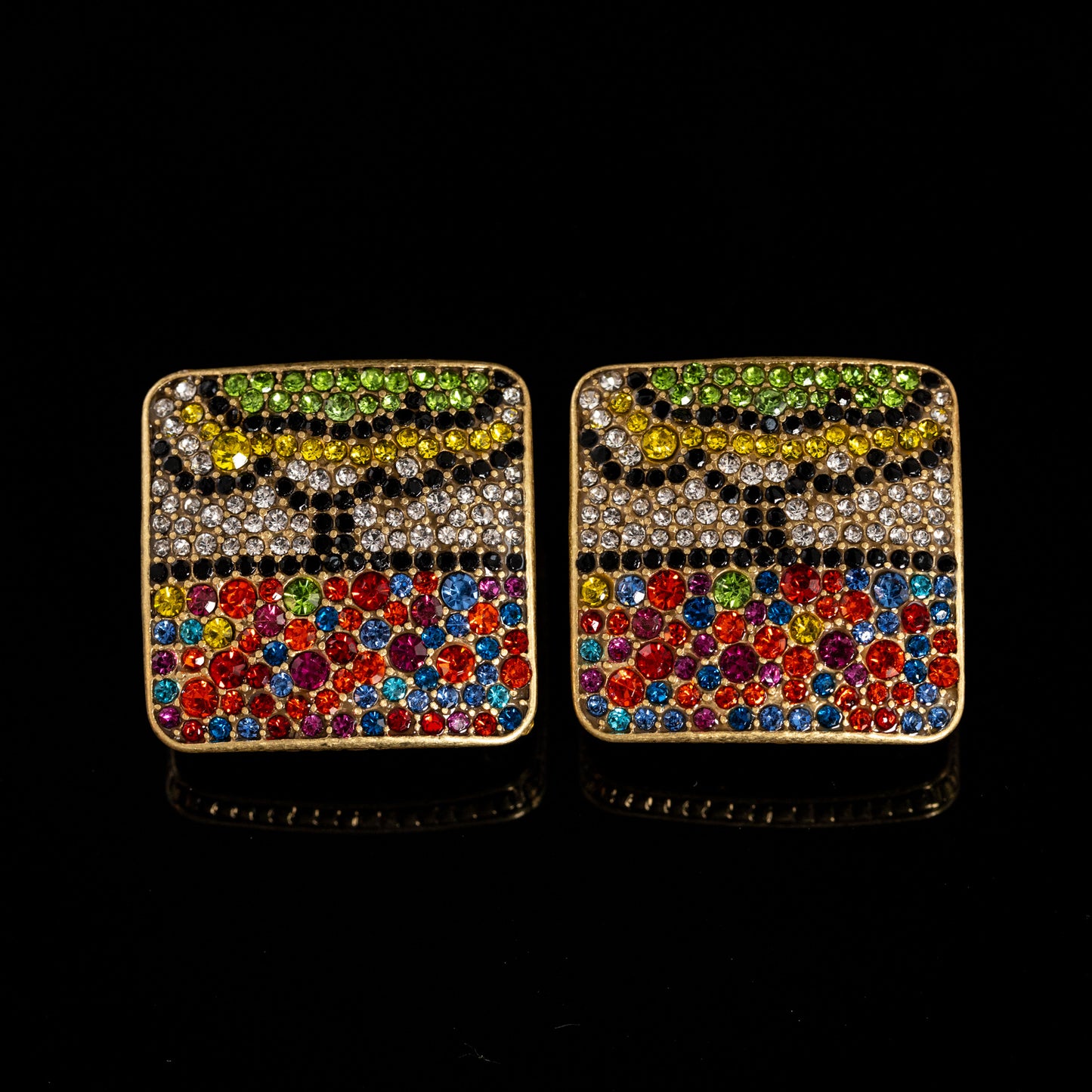 Vintage Geometric Classic Elegant Earrings Timeless Style