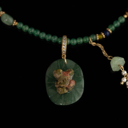 Vintage Jade Refined Chic Necklace Gift Jewelry