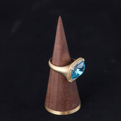 Vintage Geometric Timeless Refined Open Ring