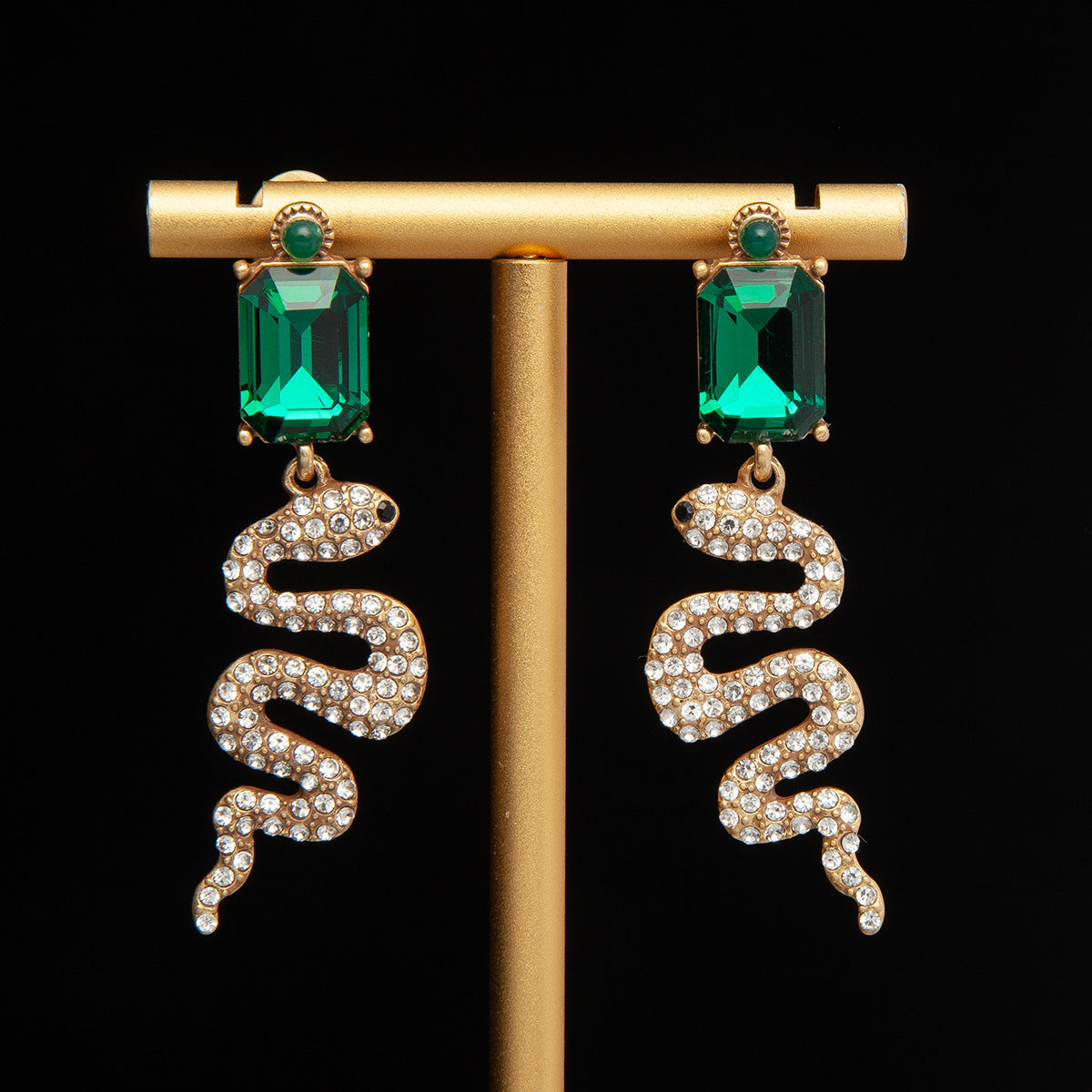 Vintage Crystal Chic Handcrafted Earrings Gift Jewelry