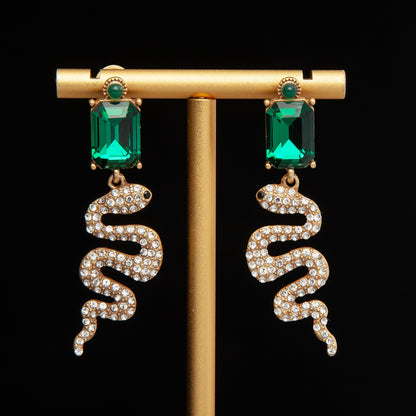 Vintage Crystal Chic Handcrafted Earrings Gift Jewelry