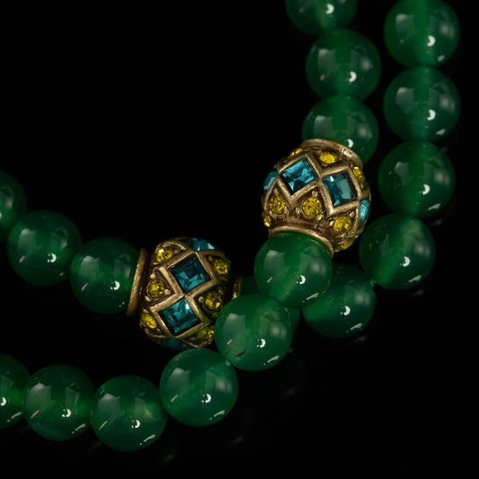 Vintage Agate Boho Chic Handcrafted Bracelet Gift Jewelry