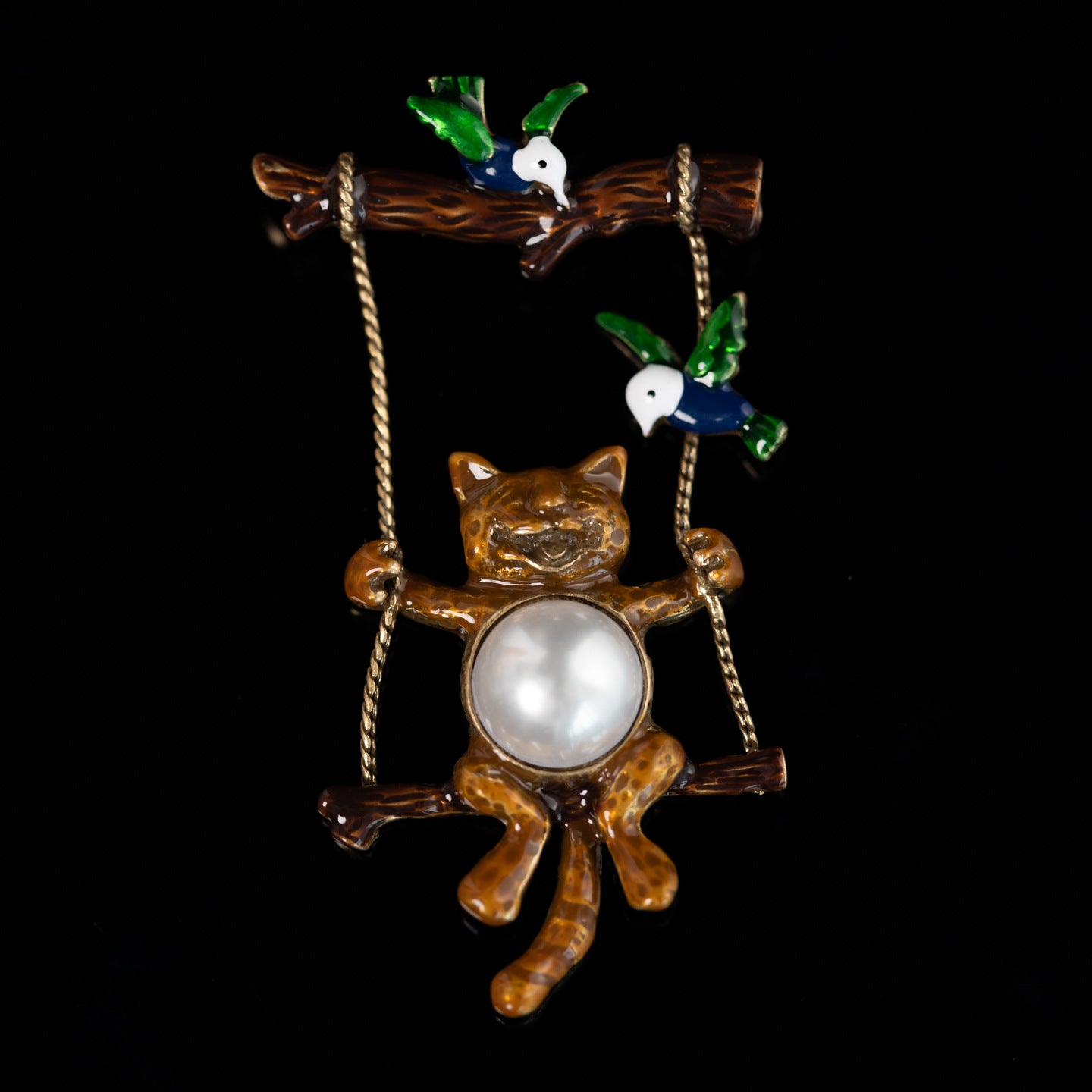Vintage Cross Artisan Handcrafted Brooches for Men