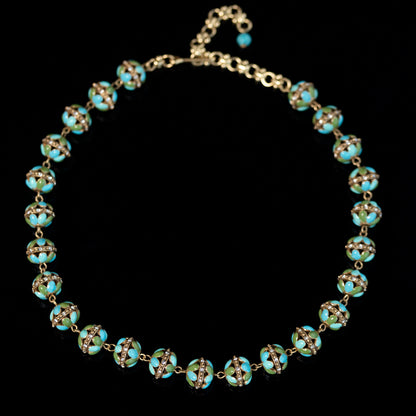 Vintage Floral Chic Elegant Necklace Gift Jewelry