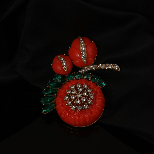 Vintage Enamel Chic Minimalist Brooches Gift Jewelry