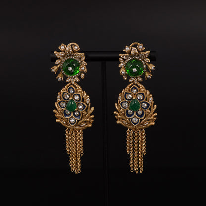 Vintage Agate Classic Handcrafted Earrings Timeless Style