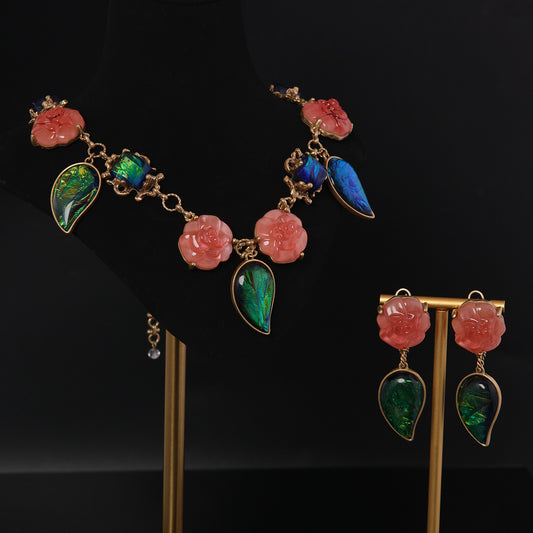 Vintage Luxury Star Polished Jewelry Set Baroque