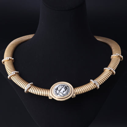 Vintage Geometric Luxury Timeless Necklace for Ladies