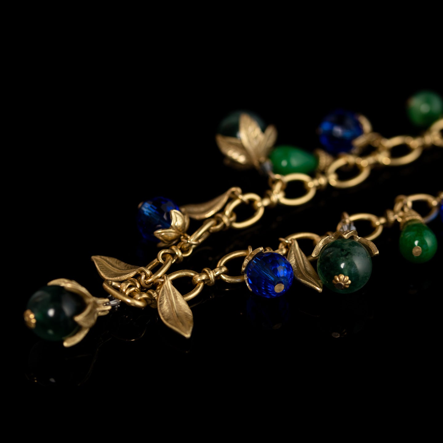 Vintage Natural Stone Classic Necklace Handcrafted Design