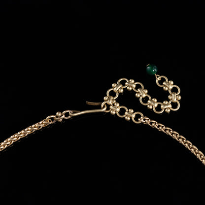 Vintage Cubic Zirconia Artisan Polished Necklace Gift Jewelry