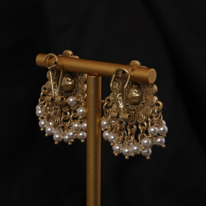 Vintage Pearl Statement Chic Earrings Timeless Style