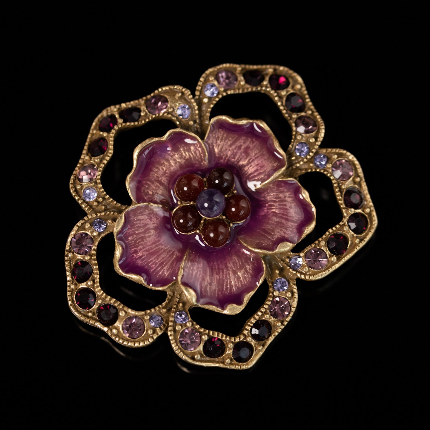 Vintage Cross Artisan Handcrafted Brooches for Men
