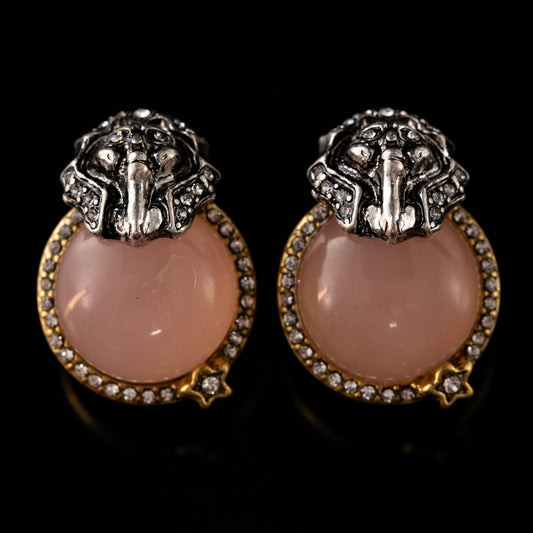 Vintage Crystal Luxury Artisan Earrings for Ladies