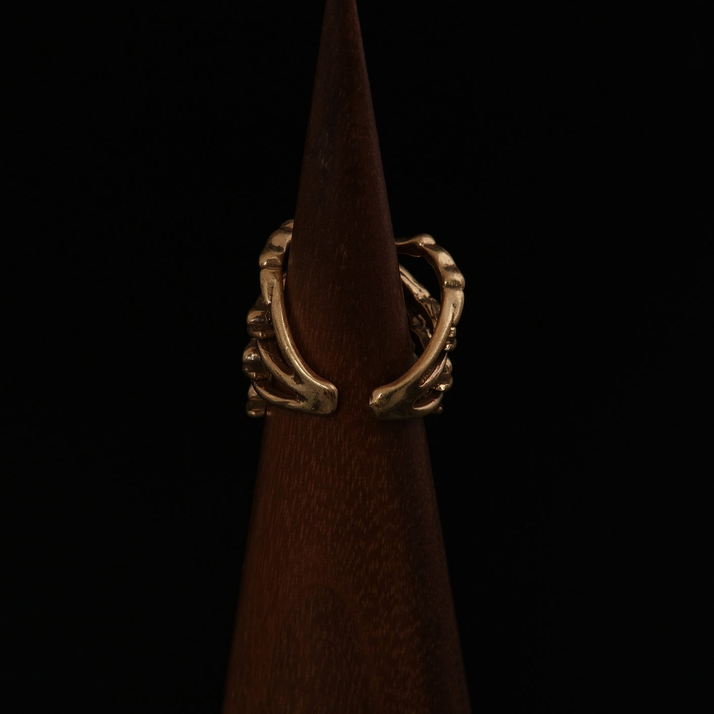 Vintage Geometric Luxury Handcrafted Open Ring