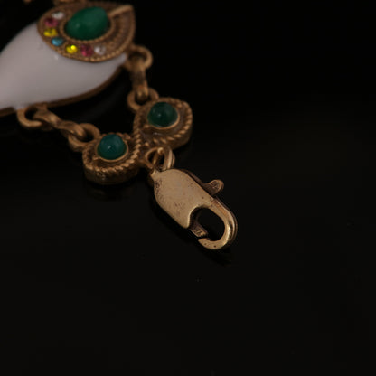 Vintage Enamel Refined Elegant Bracelet Gift Jewelry