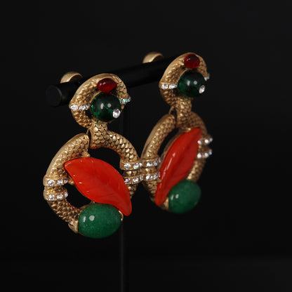 Vintage Artisan Statement Artisan Earrings Timeless Style