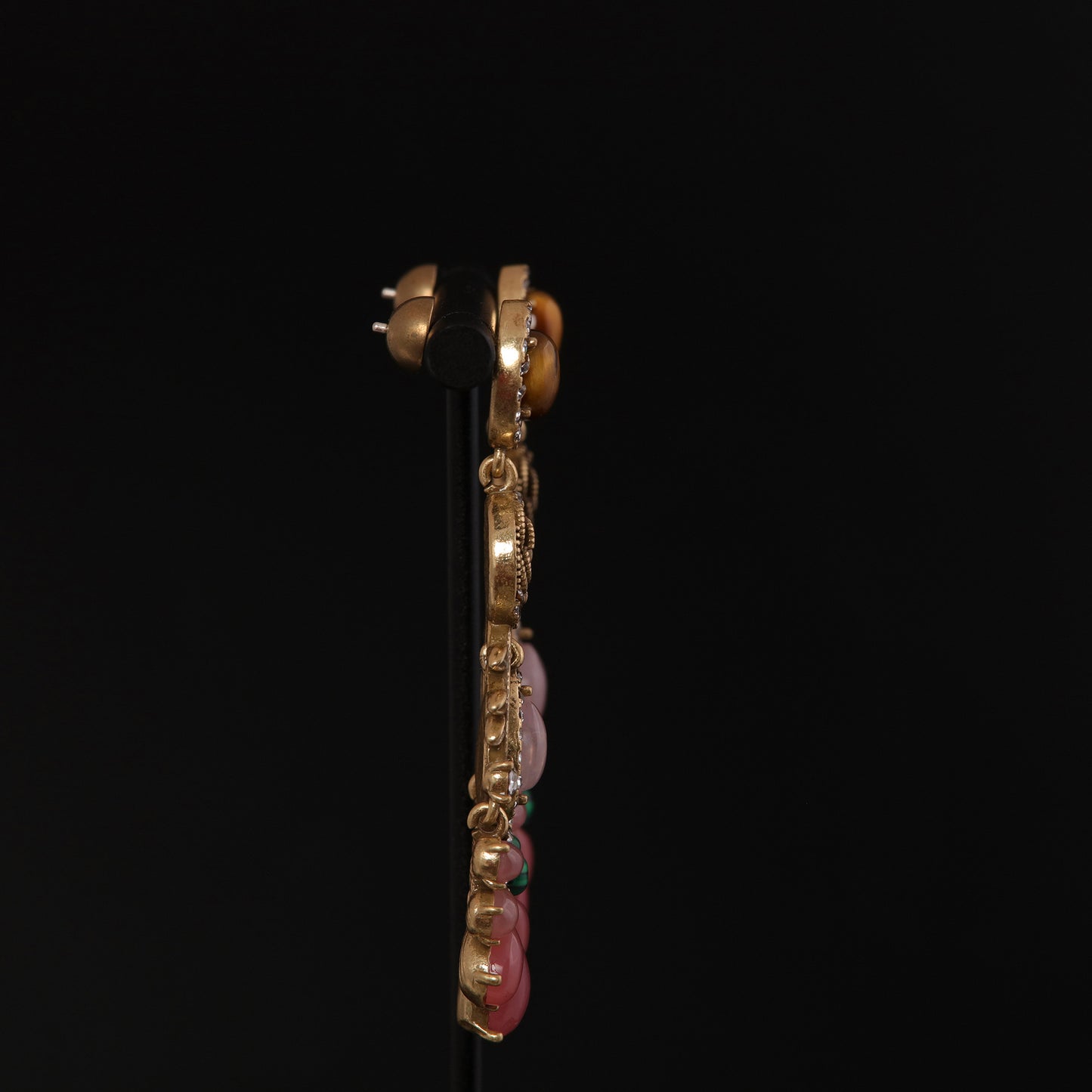 Vintage Agate Blossom Luxury Earrings Gift Jewelry