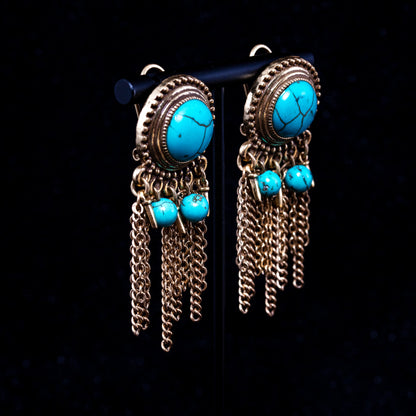 Vintage Luxury Statement Luxury Earrings Handcrafted Design