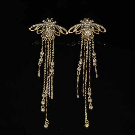 Vintage Crystal Star Classic Earrings Timeless Style