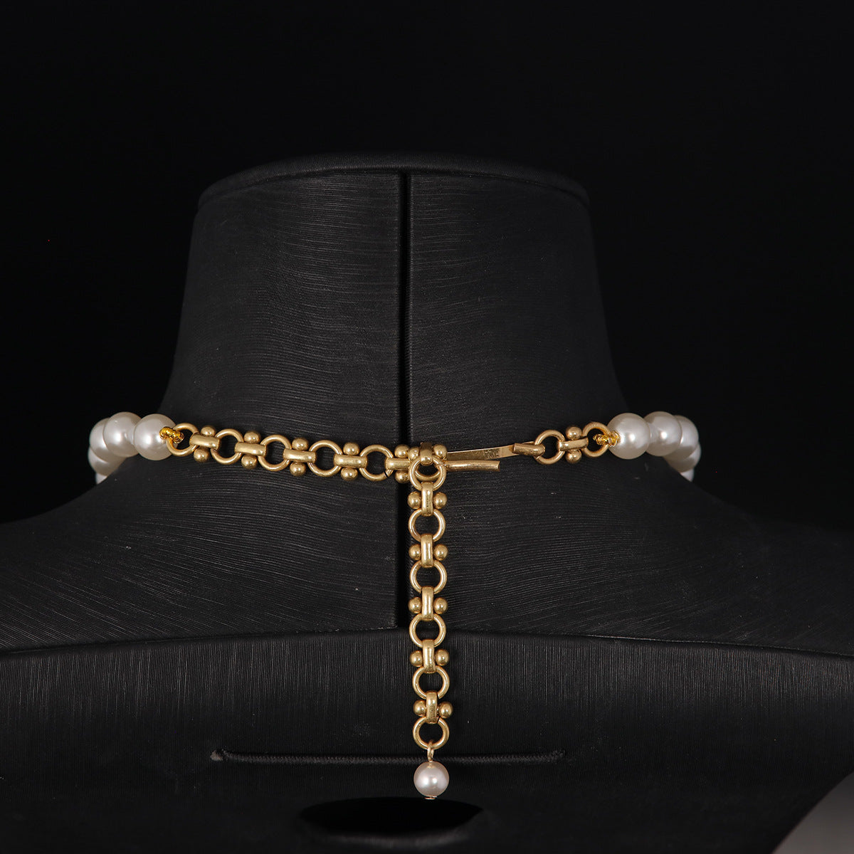 Vintage Glass Star Statement Necklace for Ladies