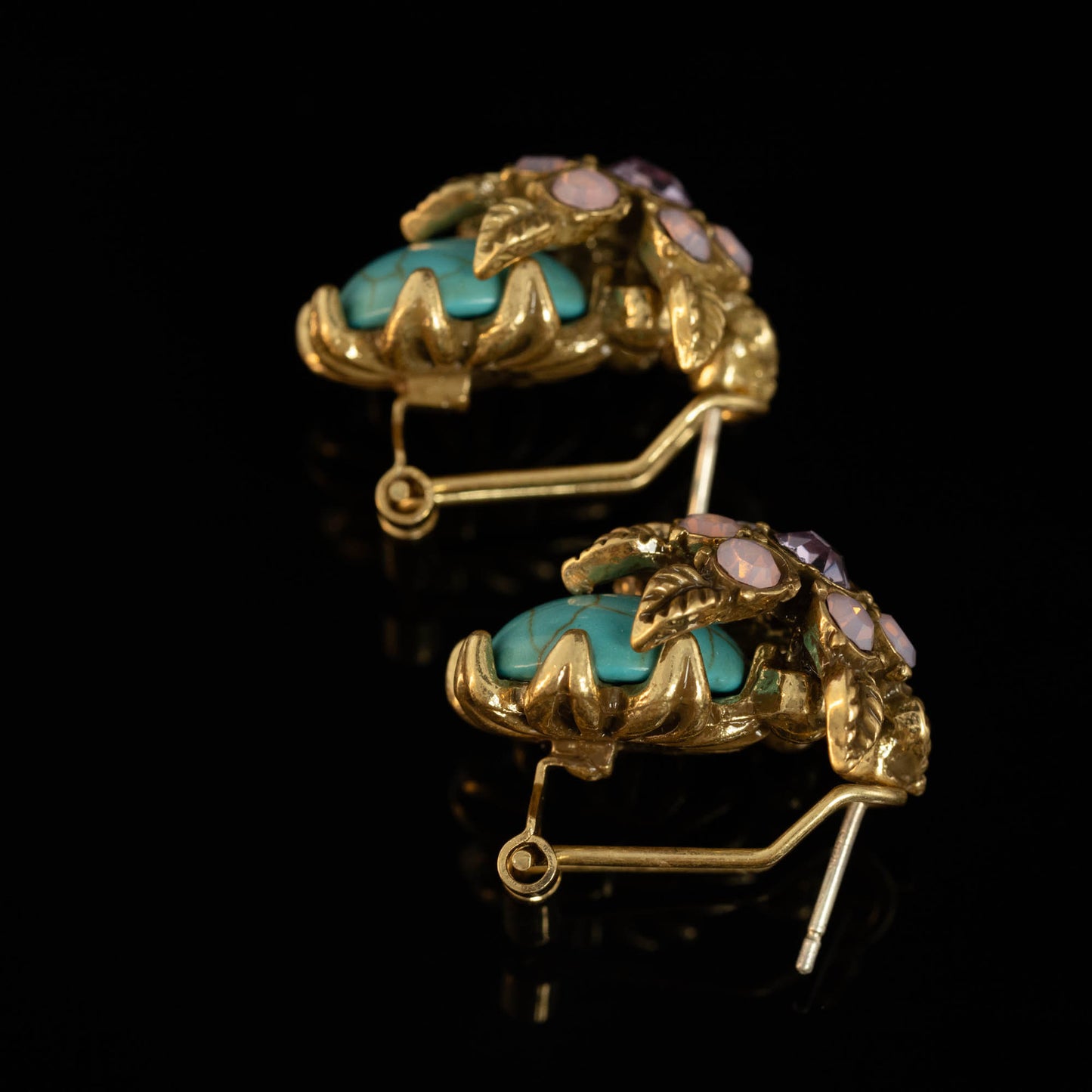 Vintage Artisan Handcrafted Statement Earrings Timeless Style