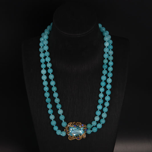 Vintage Agate Refined Handcrafted Necklace Timeless Style