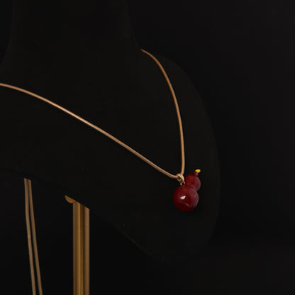 Vintage Enamel Floral Timeless Necklace Timeless Style