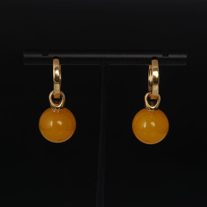 Vintage Agate Classic Timeless Earrings Handcrafted Design
