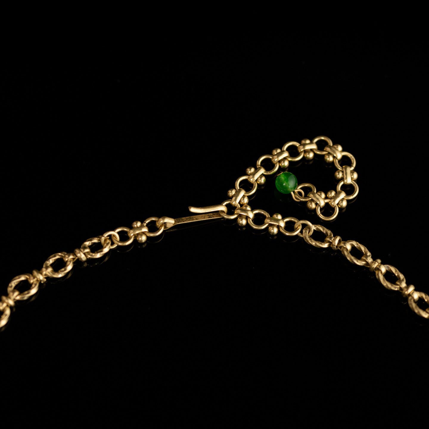 Vintage Natural Stone Geometric Timeless Stone Inlay Necklace for Women