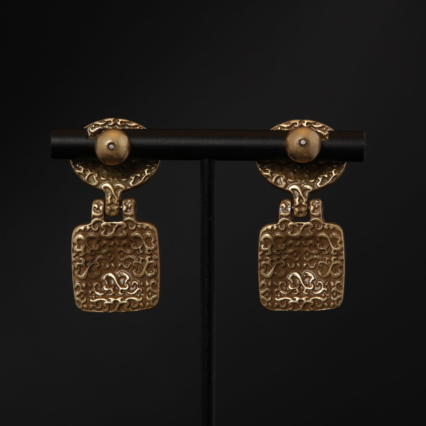 Vintage Natural Stone Classic Handcrafted Earrings Gift Jewelry