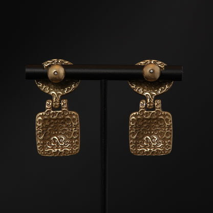 Vintage Natural Stone Classic Handcrafted Earrings Gift Jewelry