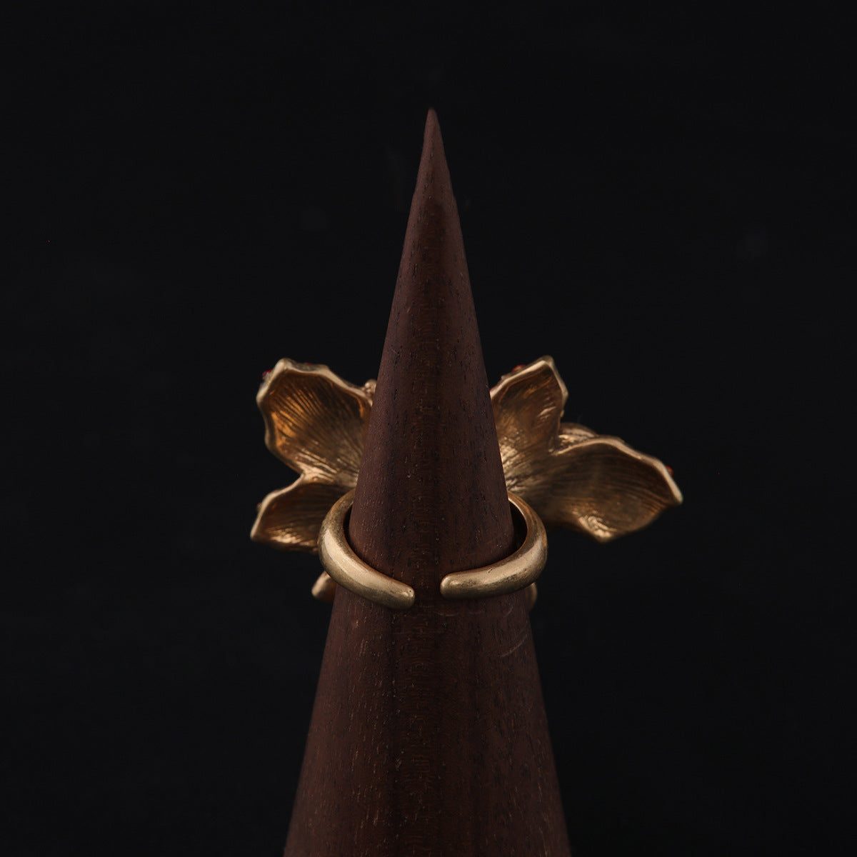 Vintage Floral Luxury Classic Open Ring