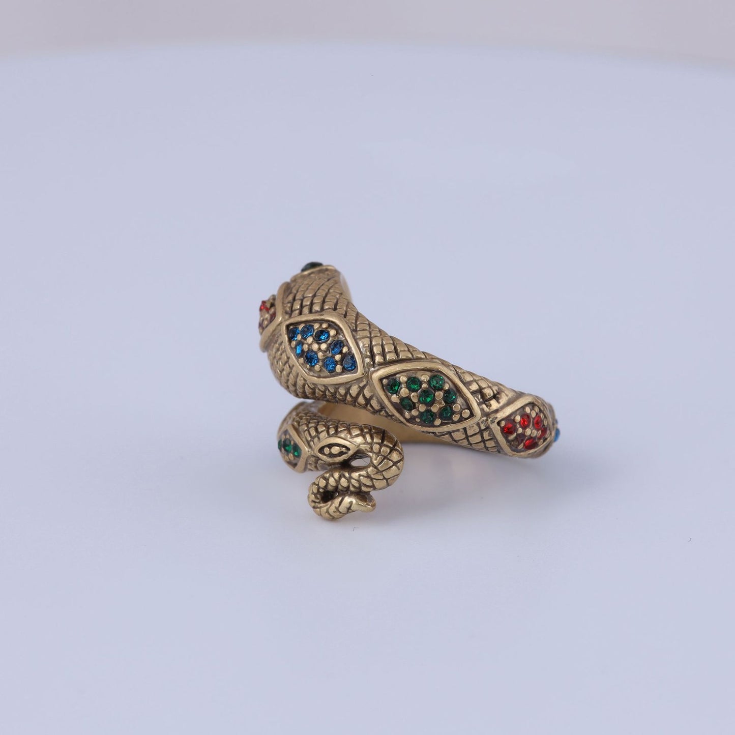 Vintage Elegant Handcrafted Art Deco Open Ring
