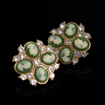 Vintage Statement Handcrafted Chic Earrings Gift Jewelry