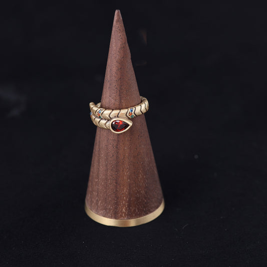 Vintage Artisan Handcrafted Chic Open Ring Handcrafted Design
