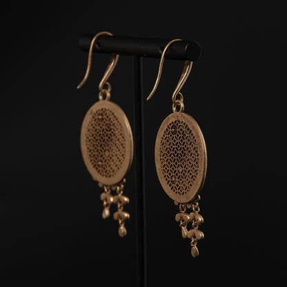 Vintage Enamel Statement Refined Earrings Gift Jewelry