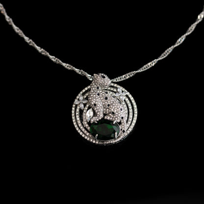 Vintage Cubic Zirconia Star Statement Necklace for Women