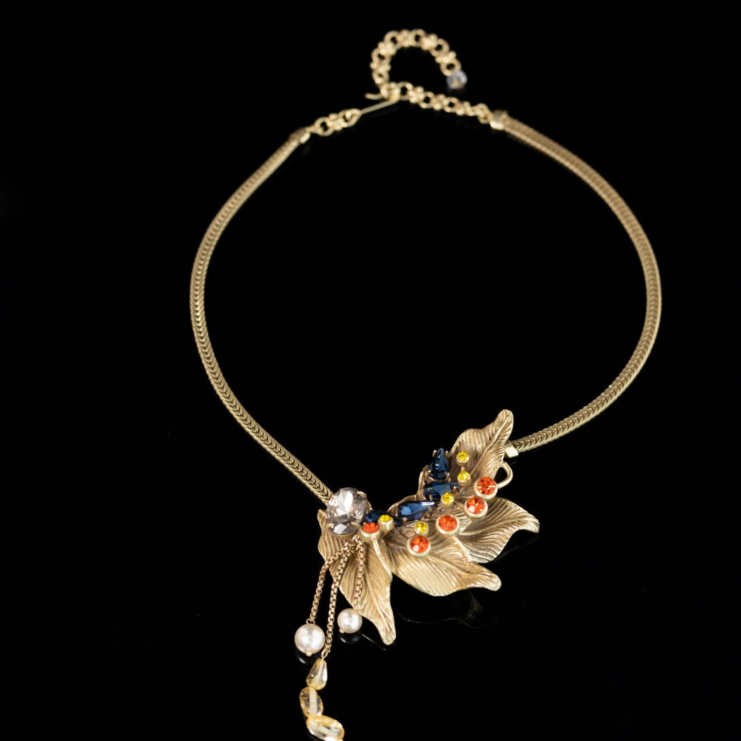 Vintage Floral Chic Elegant Necklace Gift Jewelry