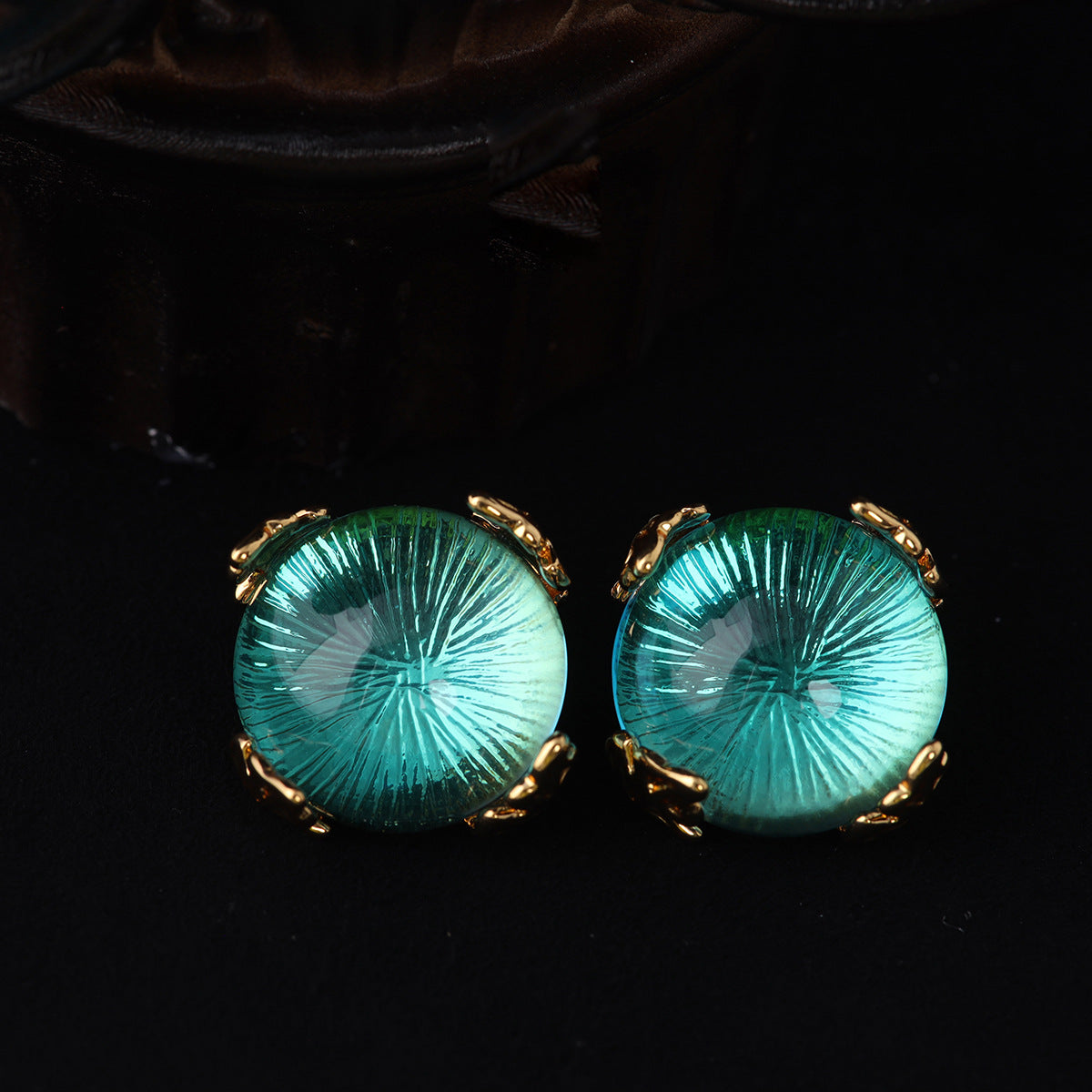 Vintage Cubic Zirconia Refined Earrings Handcrafted Design