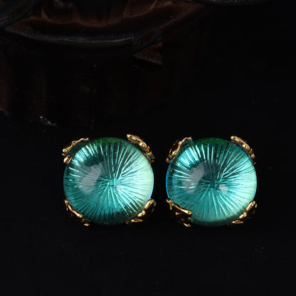Vintage Cubic Zirconia Refined Earrings Handcrafted Design