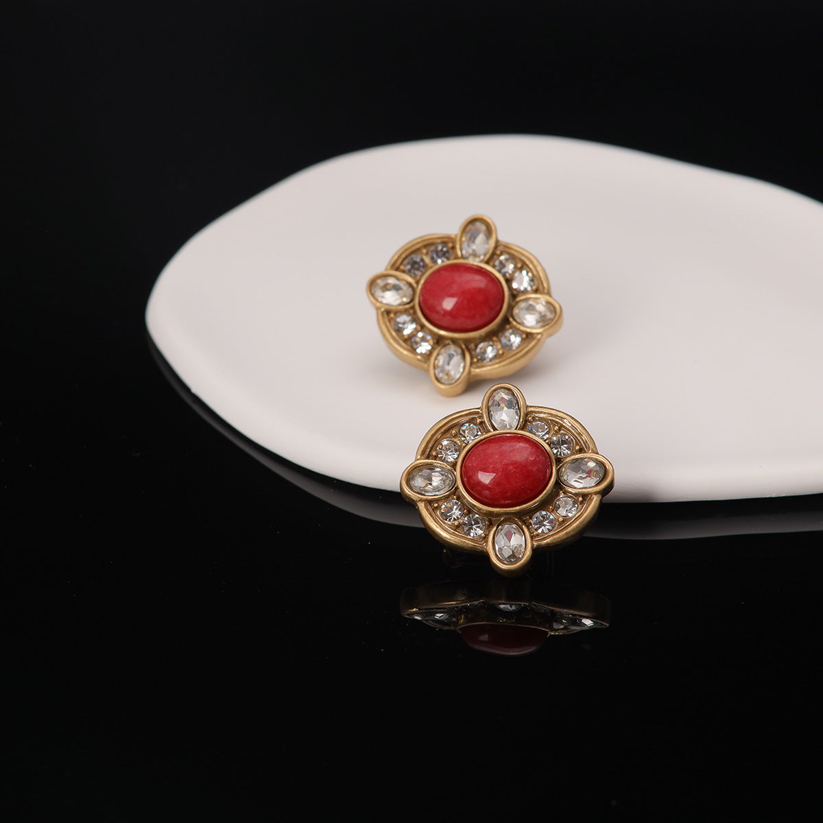 Vintage Agate Timeless Artisan Earrings for Women
