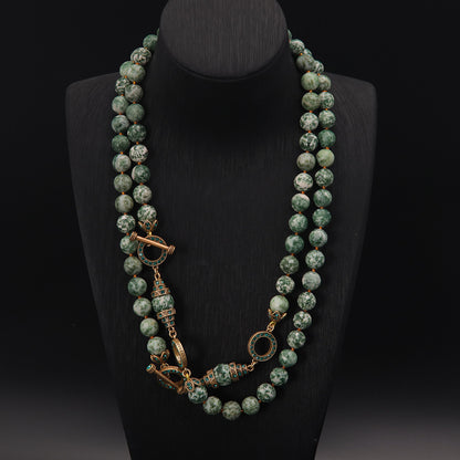 Vintage Geometric Artisan Handcrafted Necklace for Women