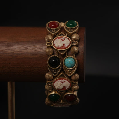 Vintage Natural Stone Refined Polished Bracelet Handcrafted Design