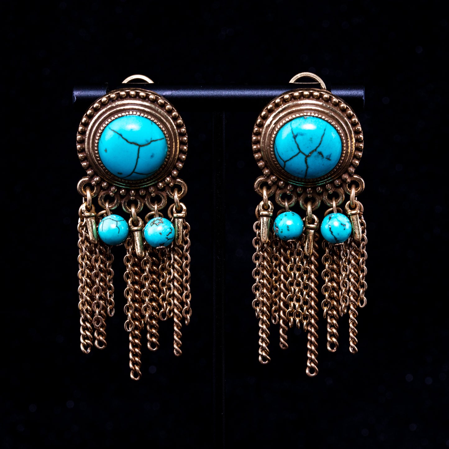 Vintage Luxury Statement Luxury Earrings Handcrafted Design
