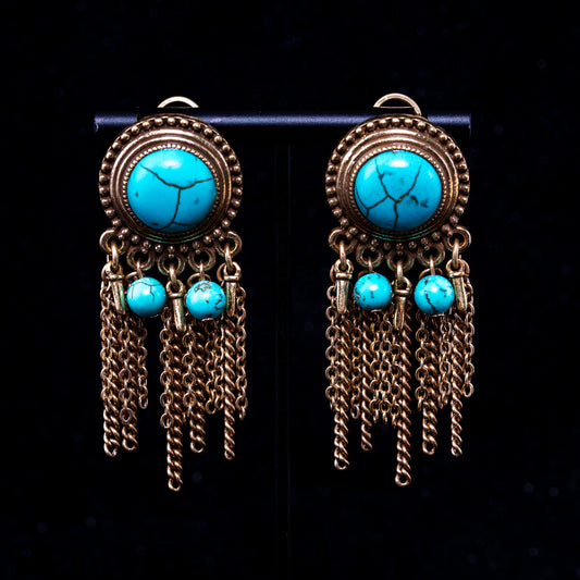 Vintage Luxury Statement Luxury Earrings Handcrafted Design