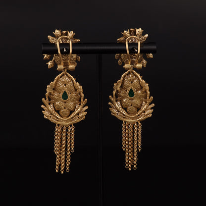 Vintage Agate Classic Handcrafted Earrings Timeless Style