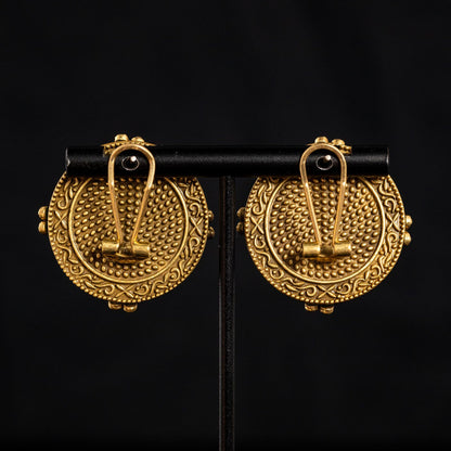 Vintage Pearl Baroque Statement Earrings for Ladies