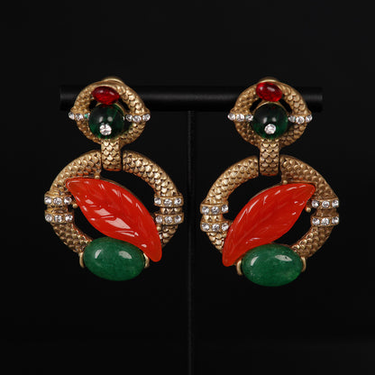 Vintage Artisan Statement Artisan Earrings Timeless Style