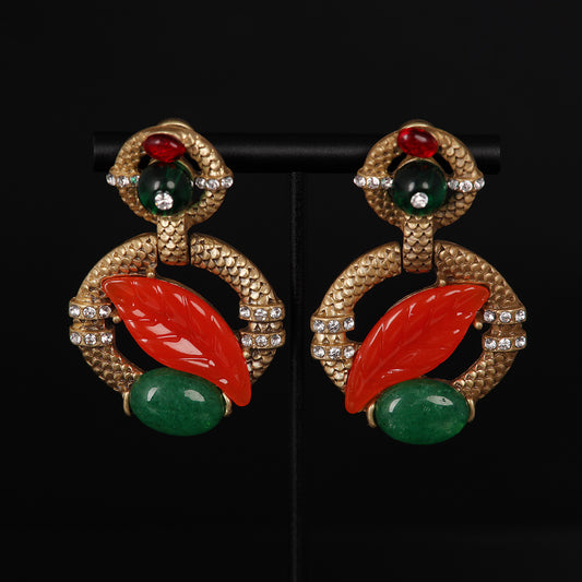 Vintage Artisan Statement Artisan Earrings Timeless Style