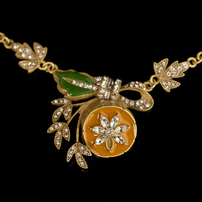 Vintage Leaf Timeless Handcrafted Necklace for Ladies